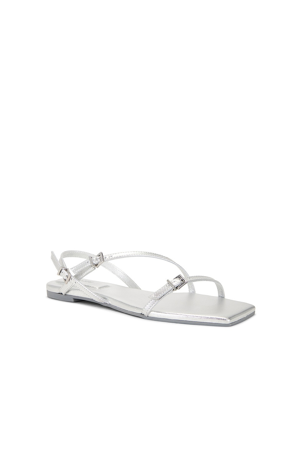 Carey Metallic Strappy Flat Sandal - 2