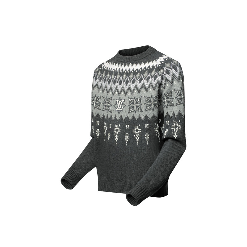 Louis Vuitton Embellished Wool-Cashmere Blend Pullover outlook