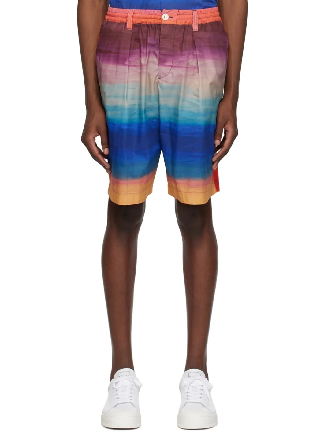 Multicolor Printed Shorts - 1