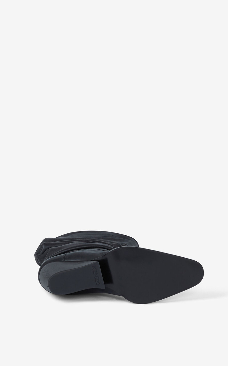 Billow high-heeled leather boots 5