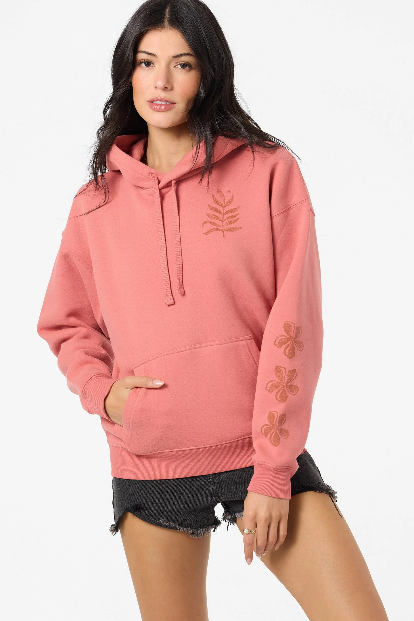 Stamp Relaxed Hoodie - 1