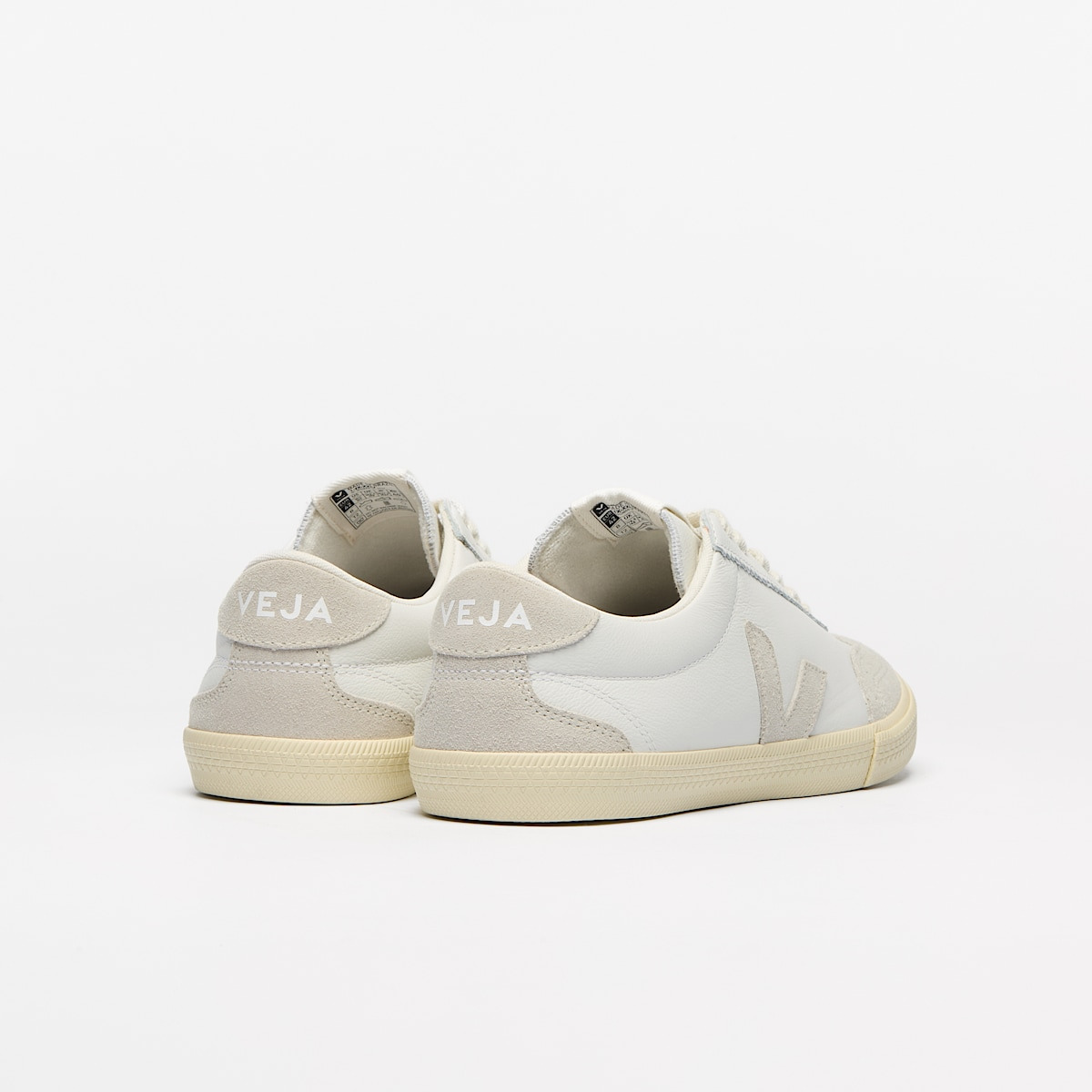 VOLLEY LEATHER WHITE NATURAL - 3