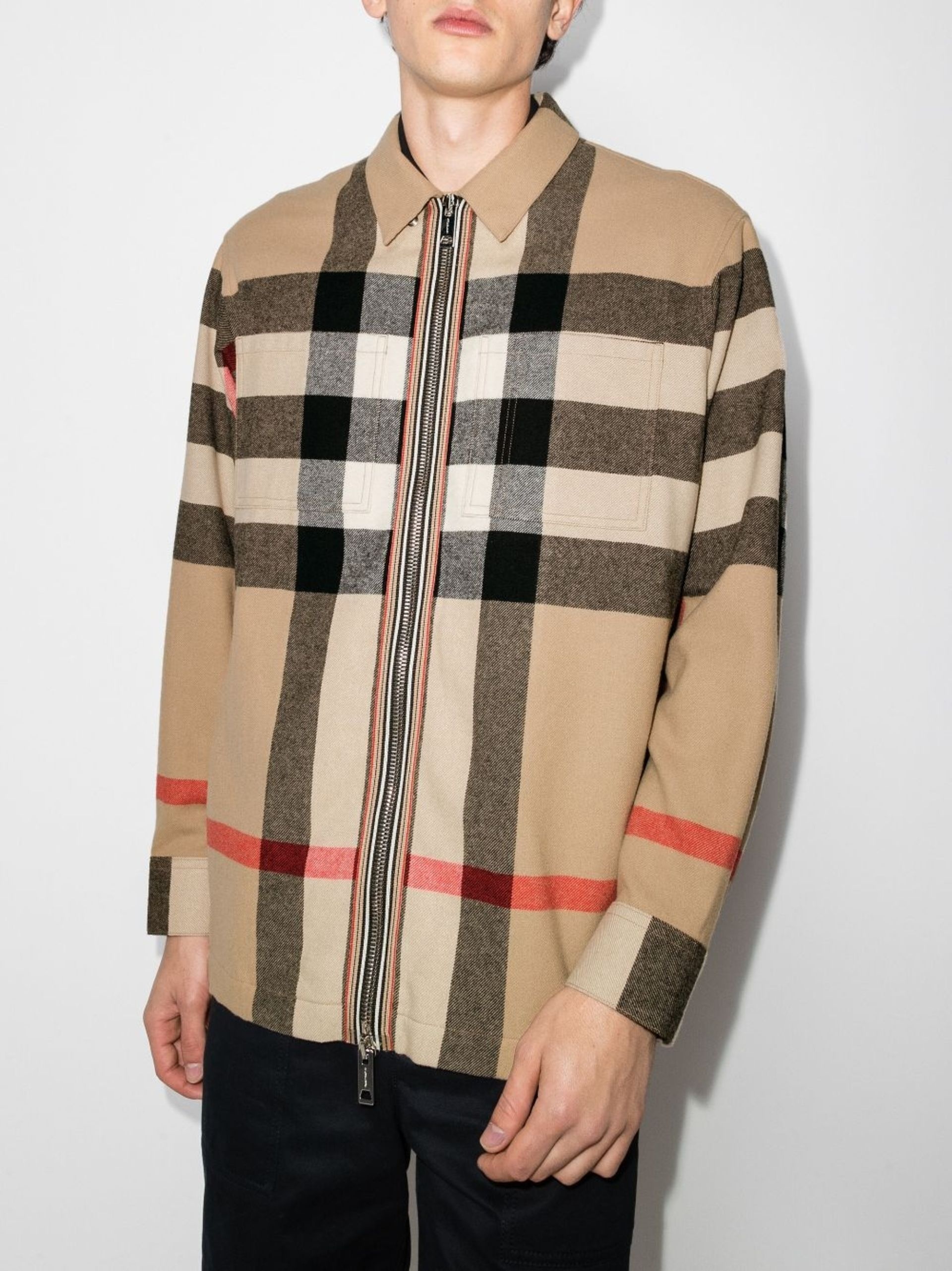 Hague Check wool shirt Jacket - 2