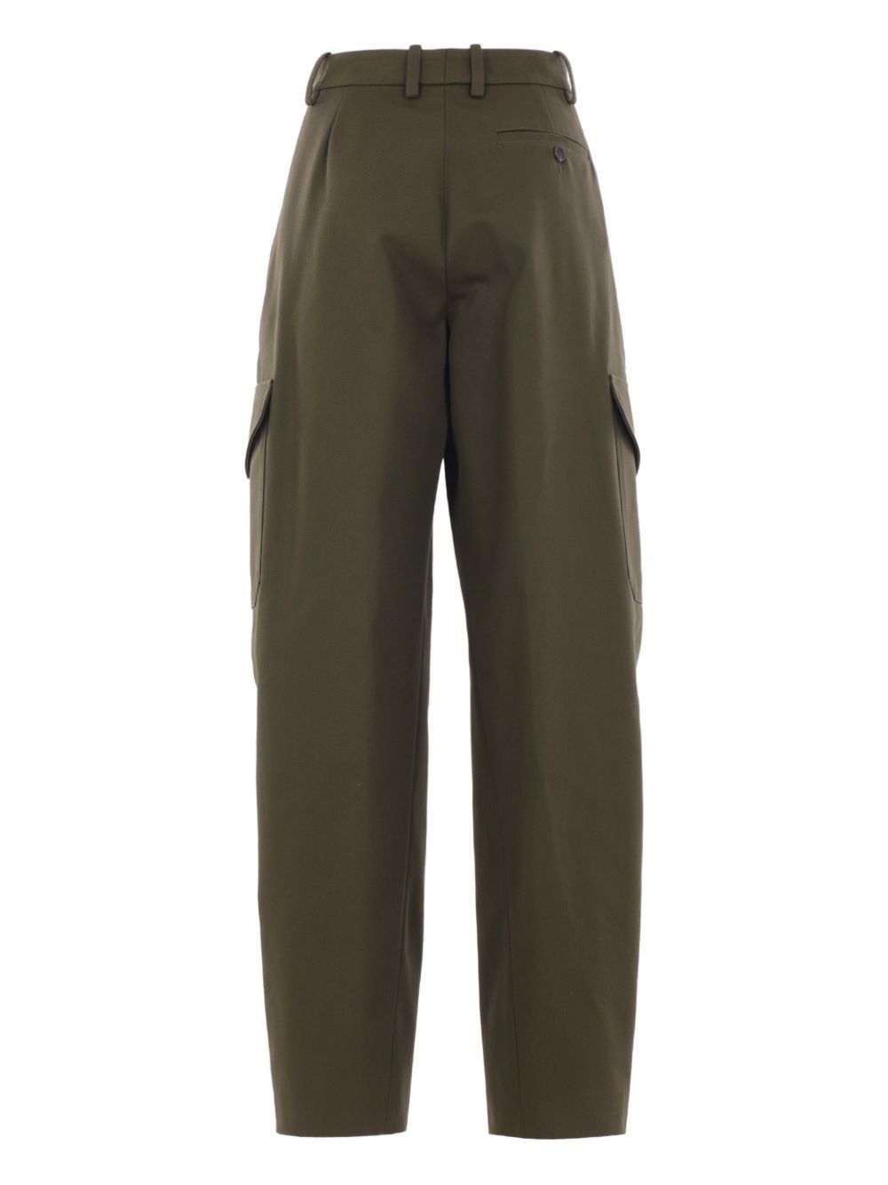 embroidered-logo cargo trousers - 2