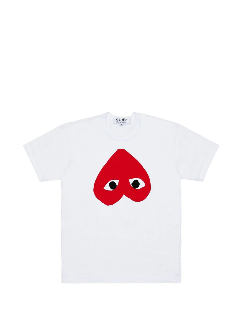 Heart-Eye crew-neck T-shirt 1