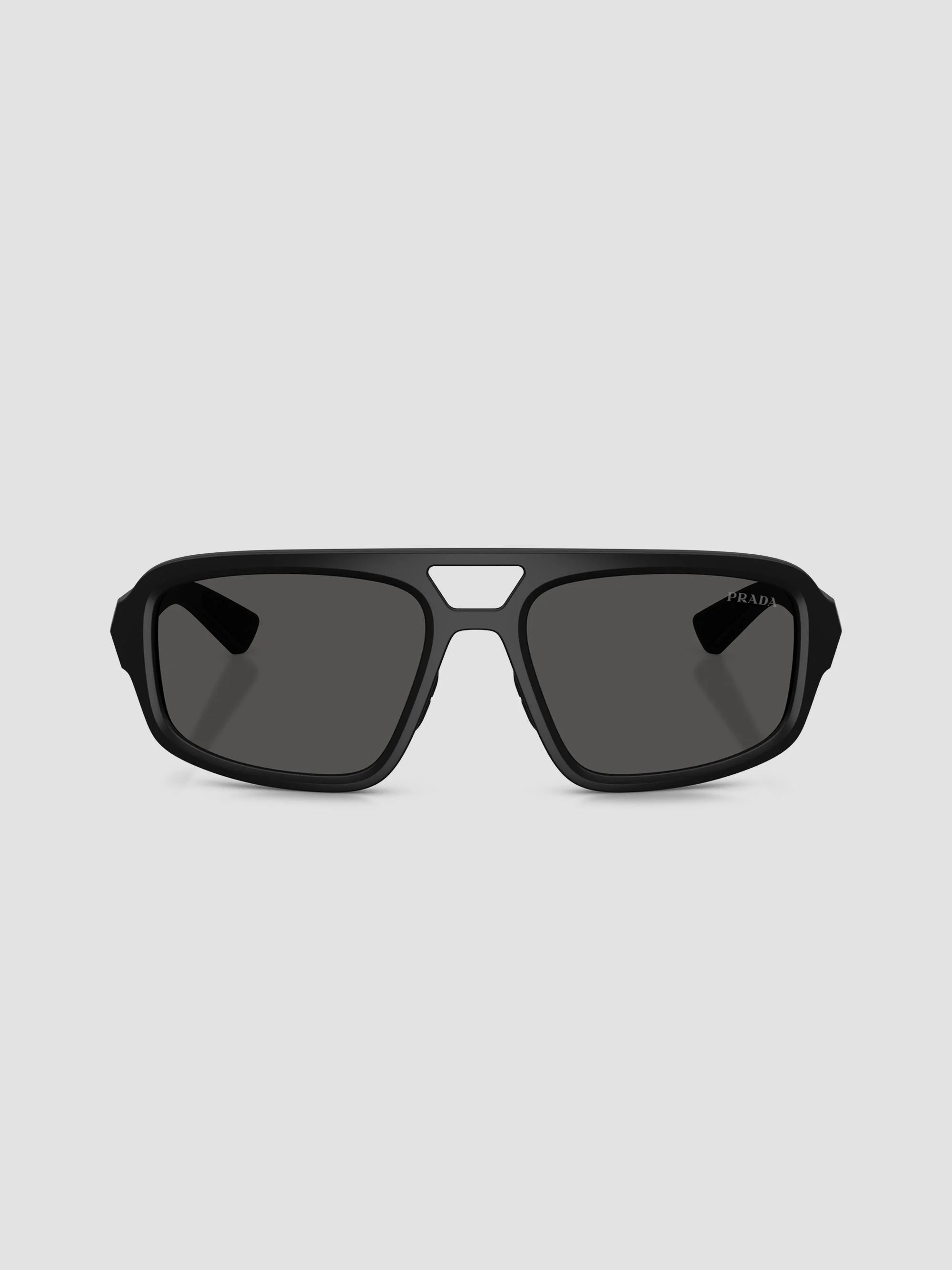 Men's Linea Rossa 57MM Geometric Sunglasses - Matte Black - 1