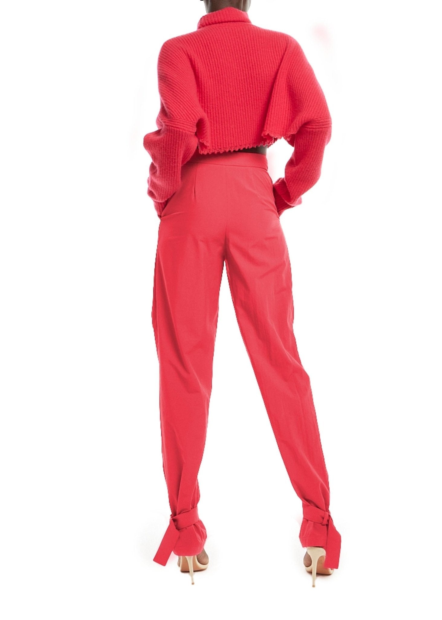 Airy Cashmere Cropped Turtleneck - 2