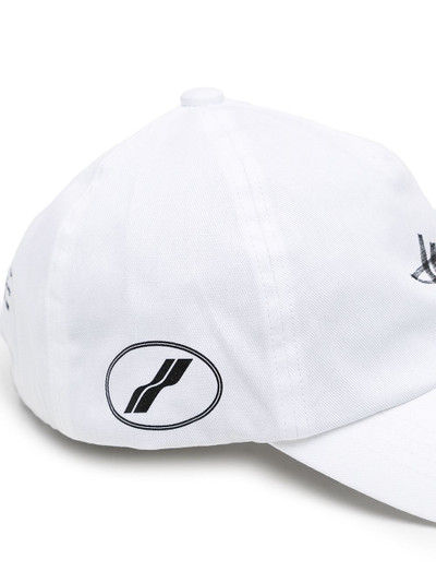 We11done logo-print cotton cap outlook