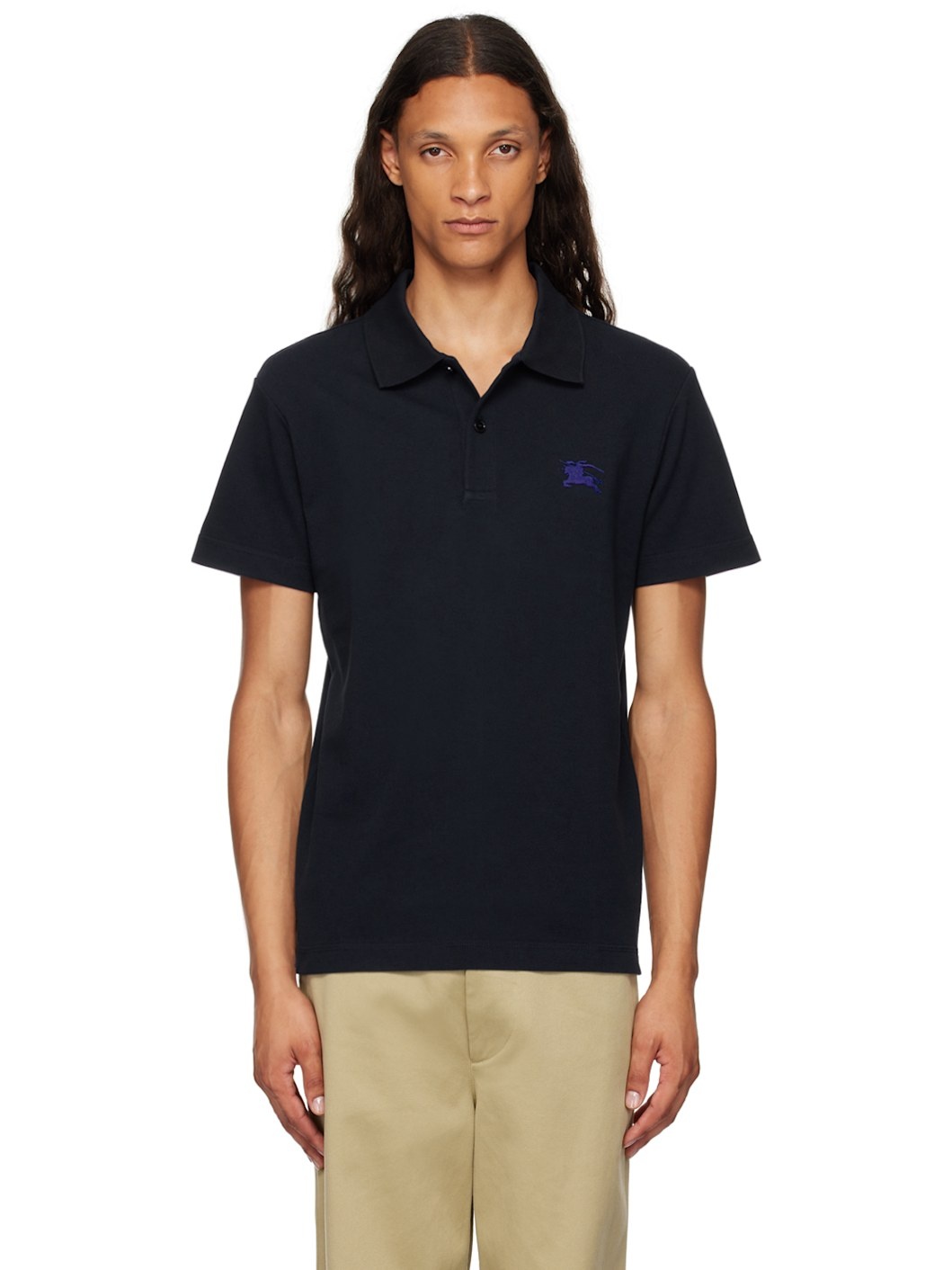 Blue Organic Cotton Polo - 1