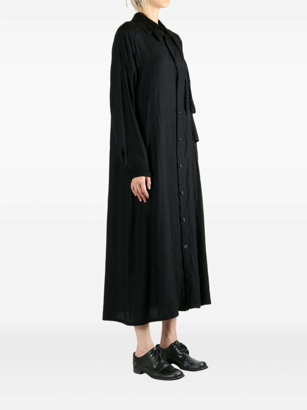 button-cuff shirt dress - 3