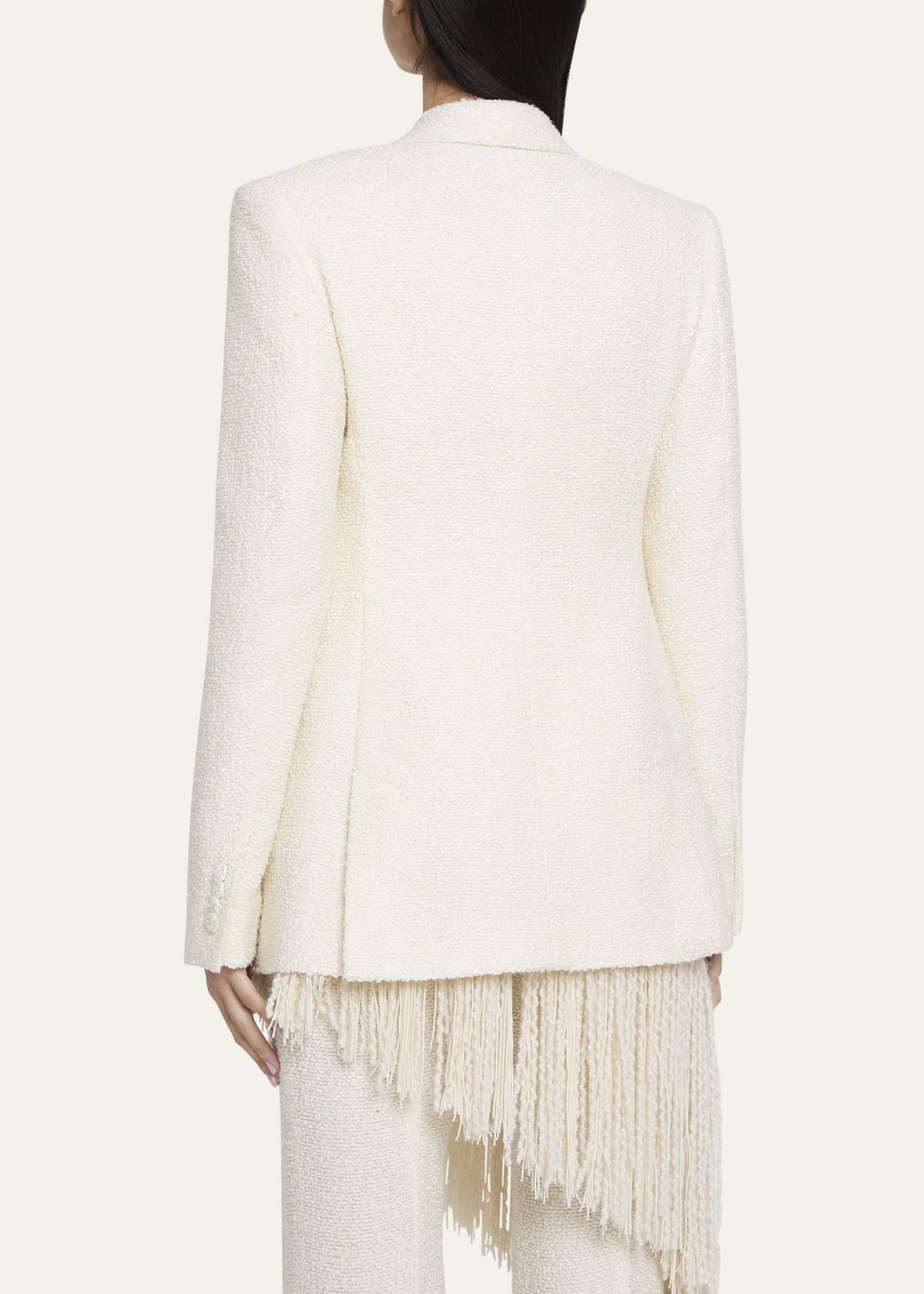 Mairi Silk Boucle Blazer - 3