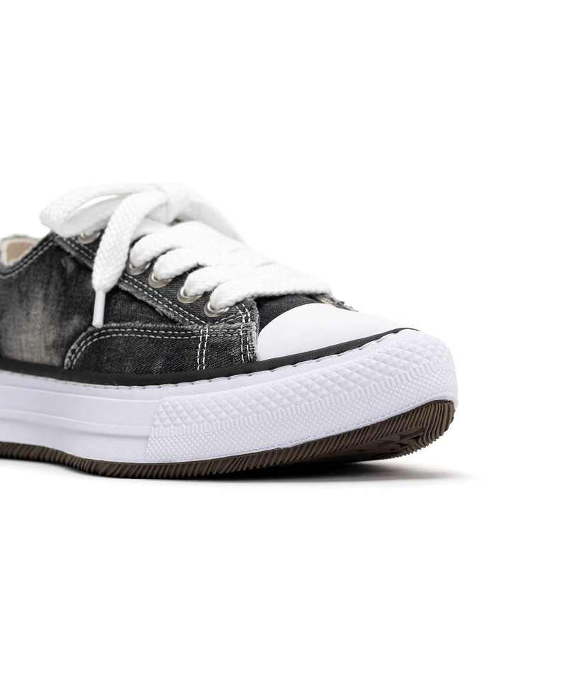 "YUCCA" OG Sole Bleach-Wash Denim Canvas Low-top Sneaker 8