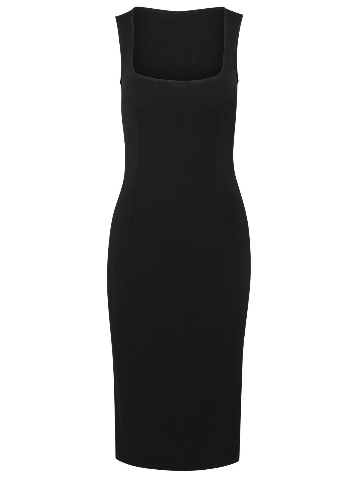 Dolce & Gabbana Black Viscose Dress - 1