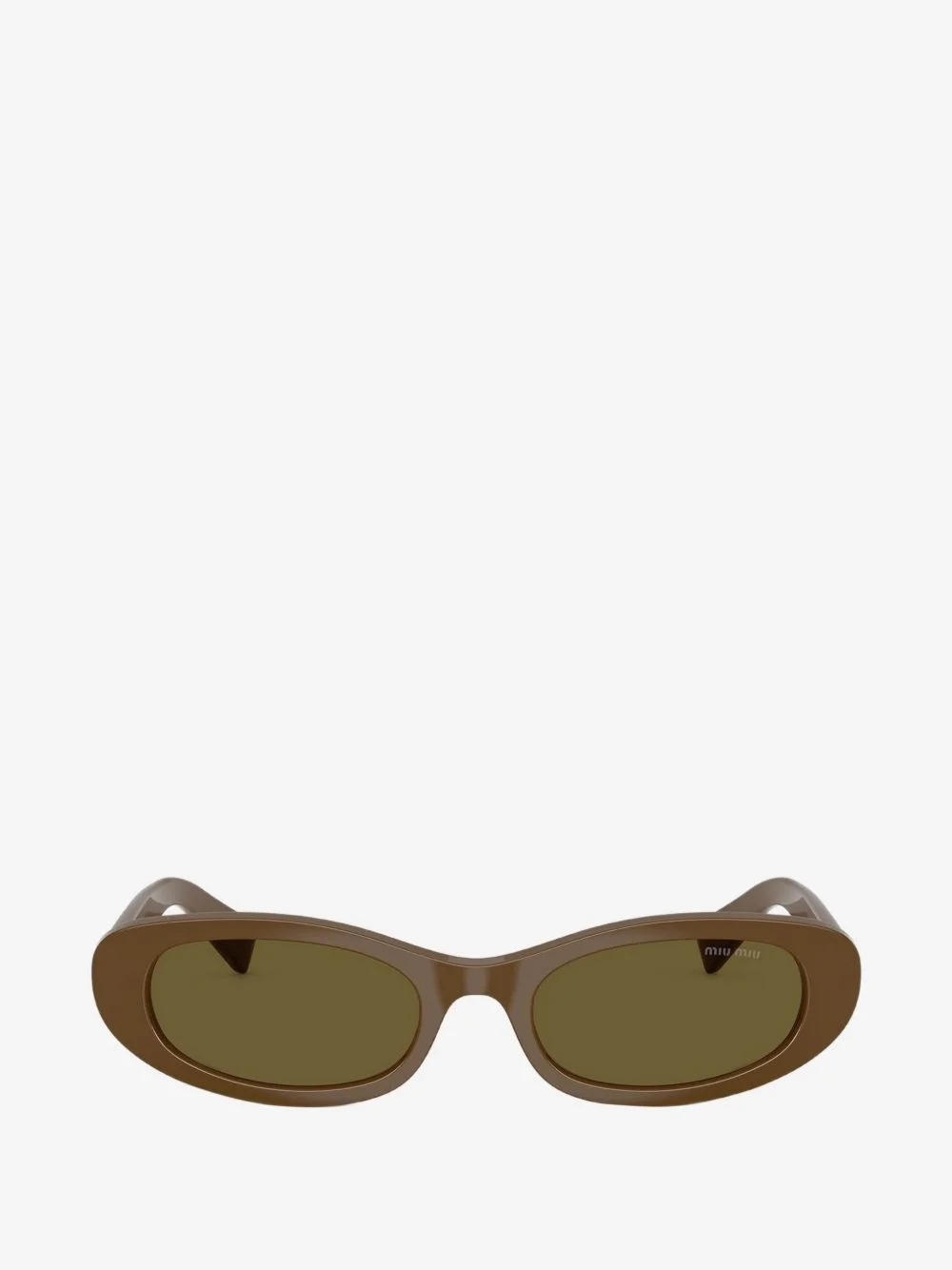 oval-frame sunglasses - 1