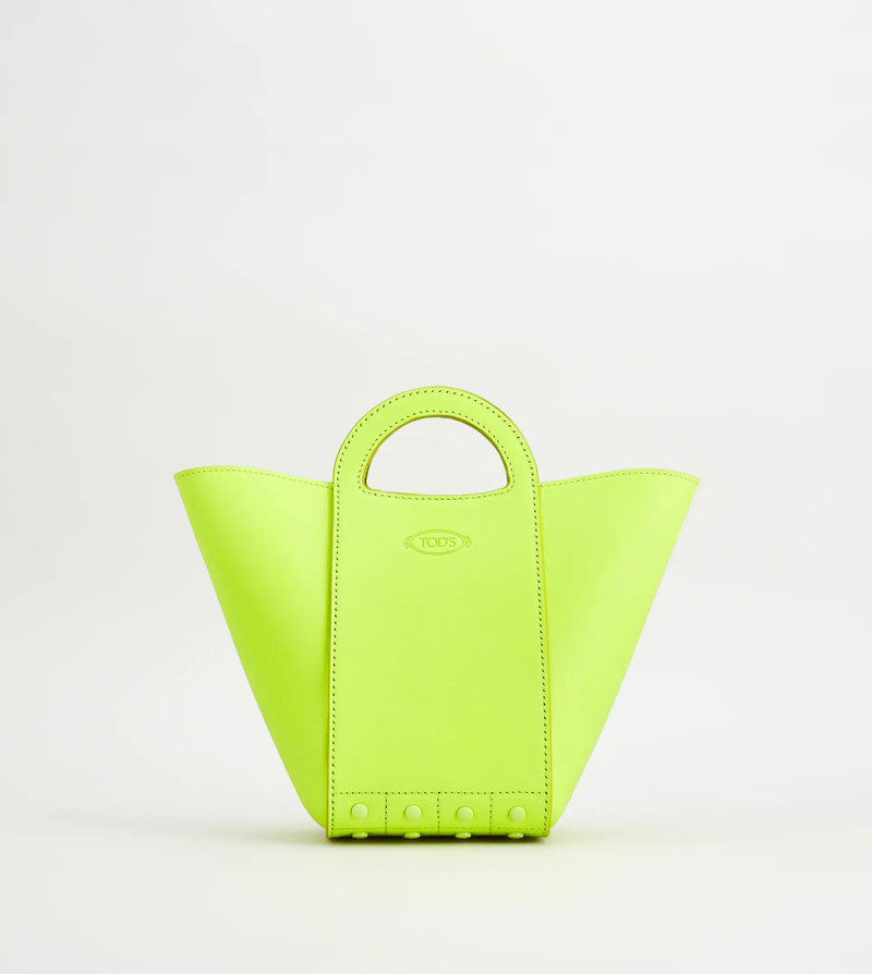 TOD'S GOMMINI SHOPPING BAG MINI - GREEN 1