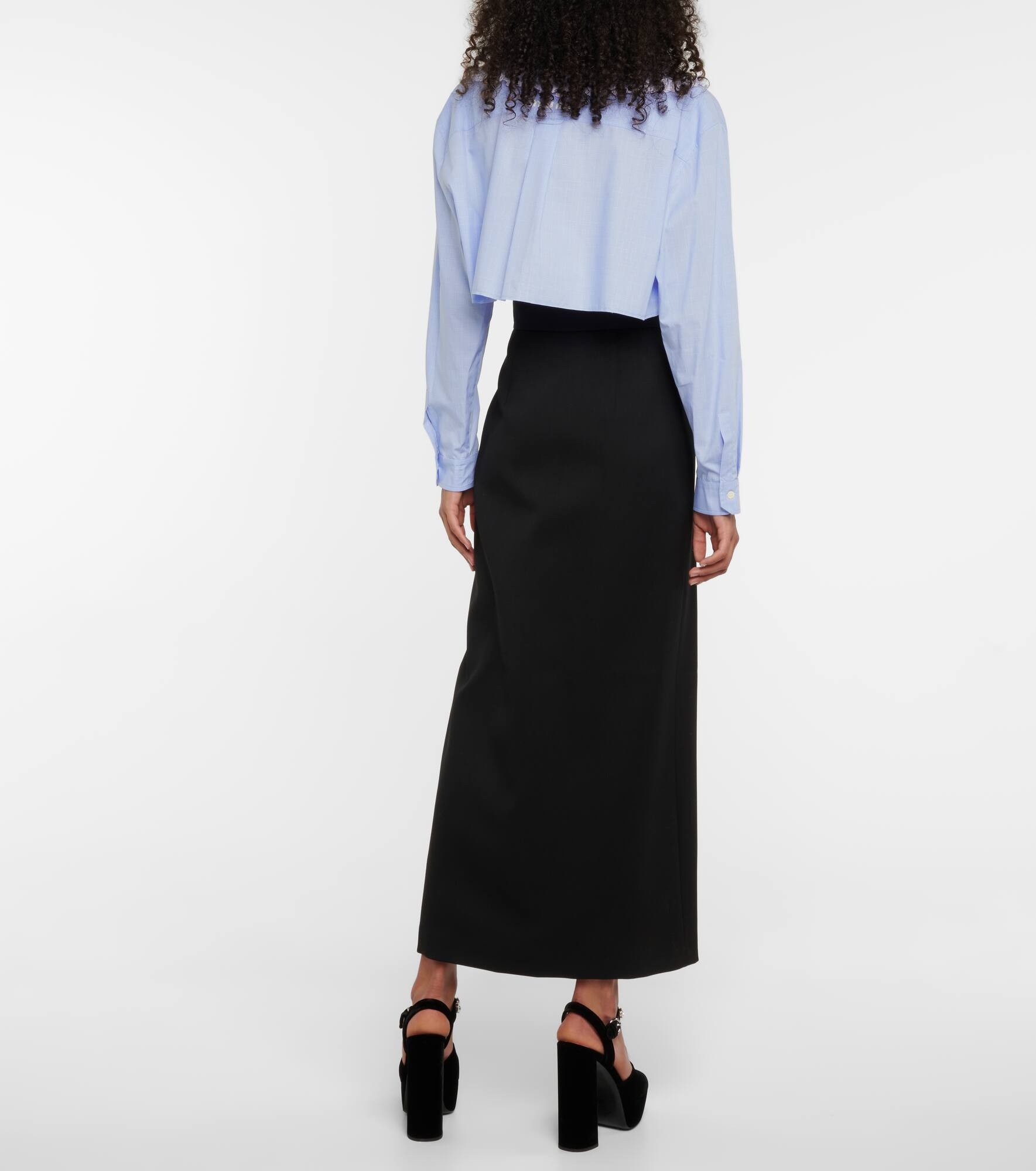 Cotton poplin blouse - 3