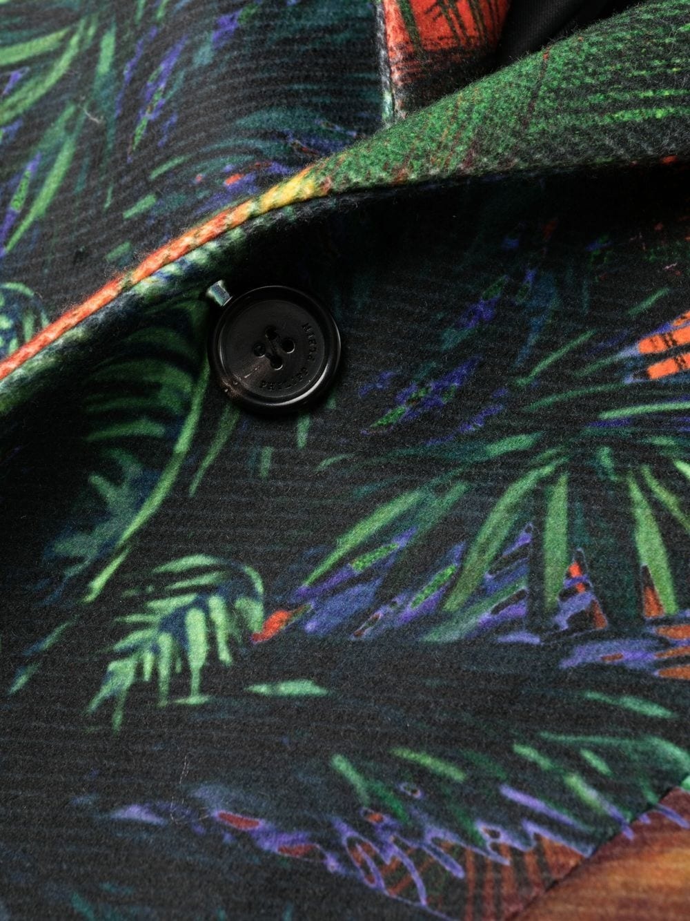 Hawaii graphic-print coat - 6