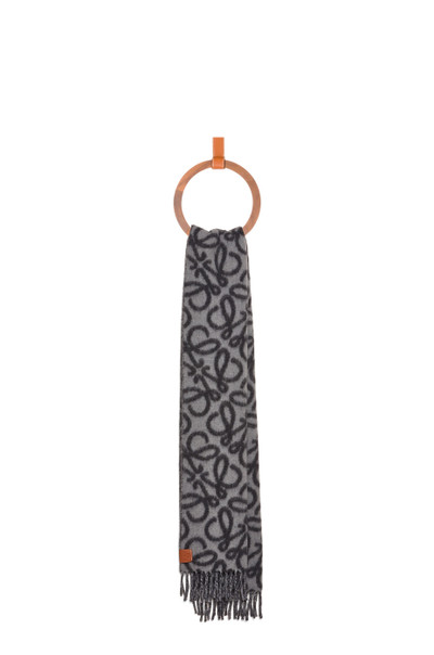 Loewe Anagram scarf in alpaca and wool outlook