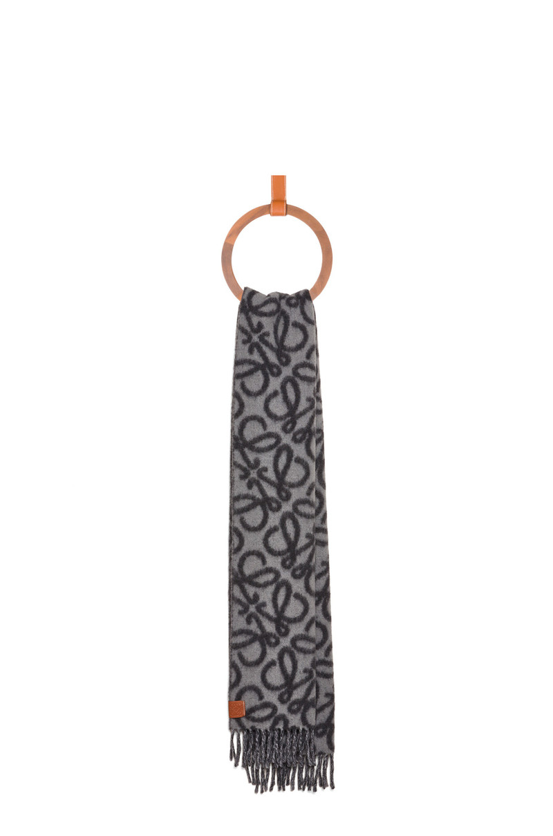 Loewe Anagram scarf in alpaca and wool outlook