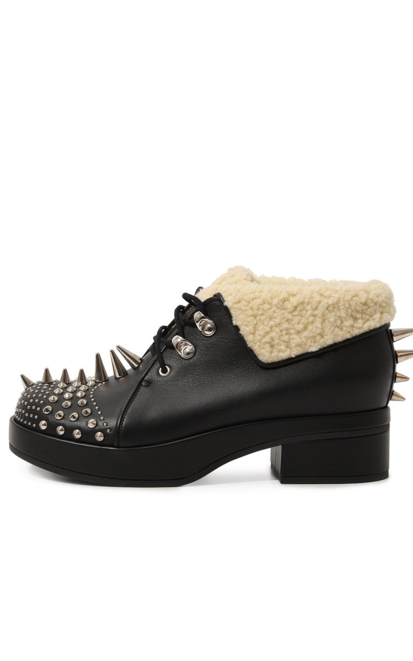 Studded Ankle Boots - 3