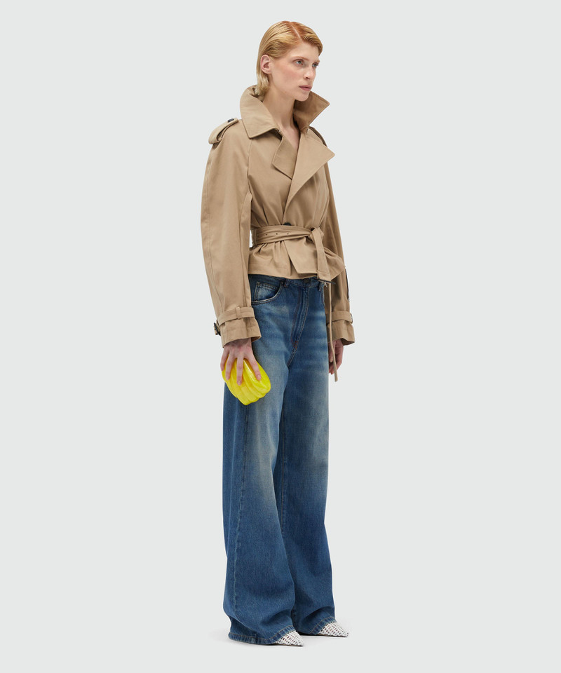 Short faille trench coat "La Vedetta" 4