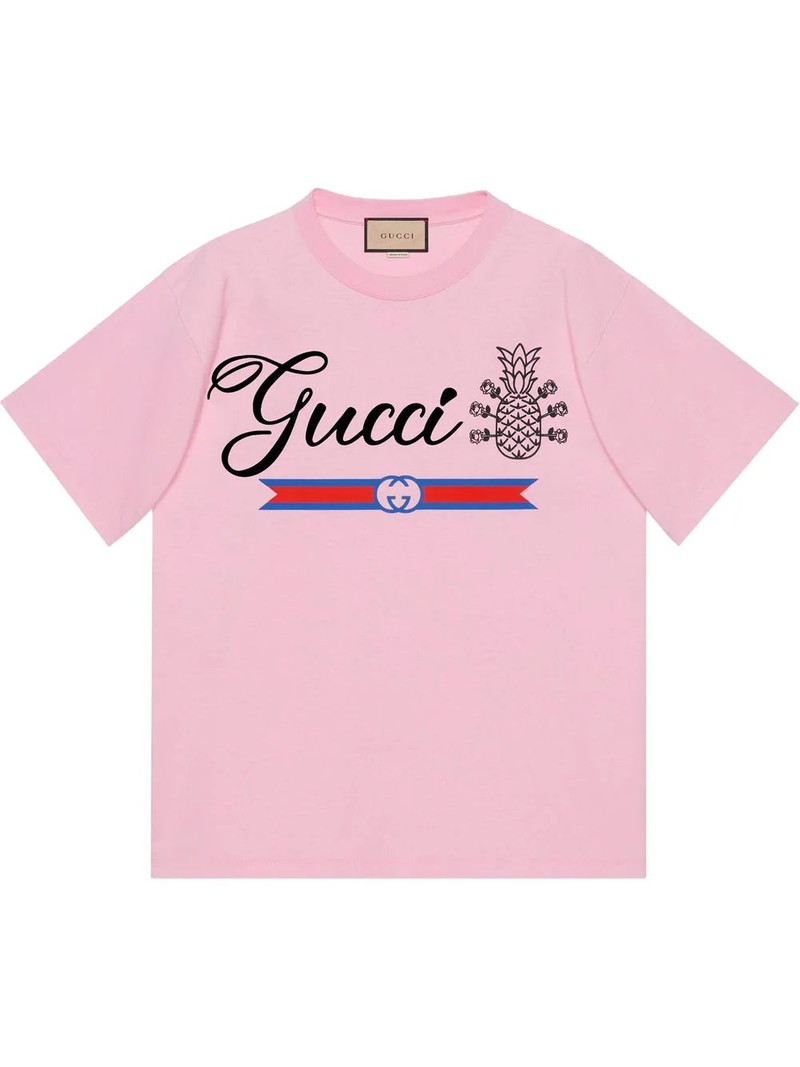 logo-print T-shirt - 1