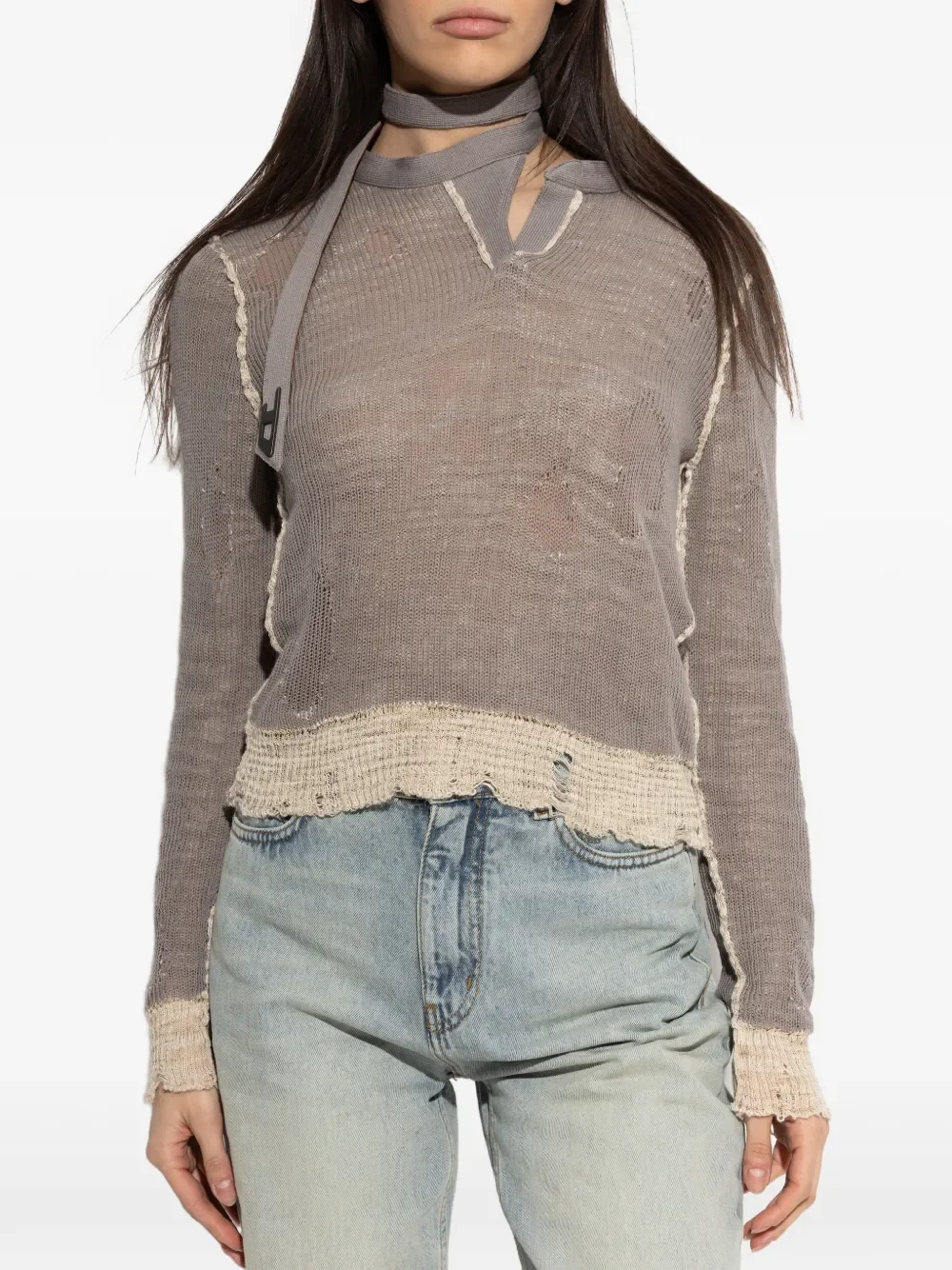 DIESEL - Women M-Dracarina Long Sleeves Top - 1