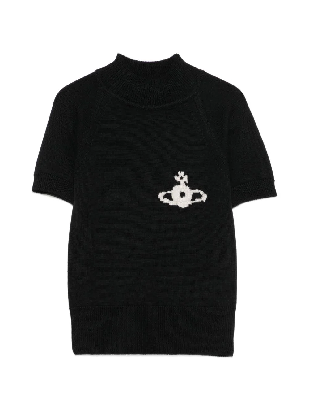 Orb-motif turtleneck sweater - 1