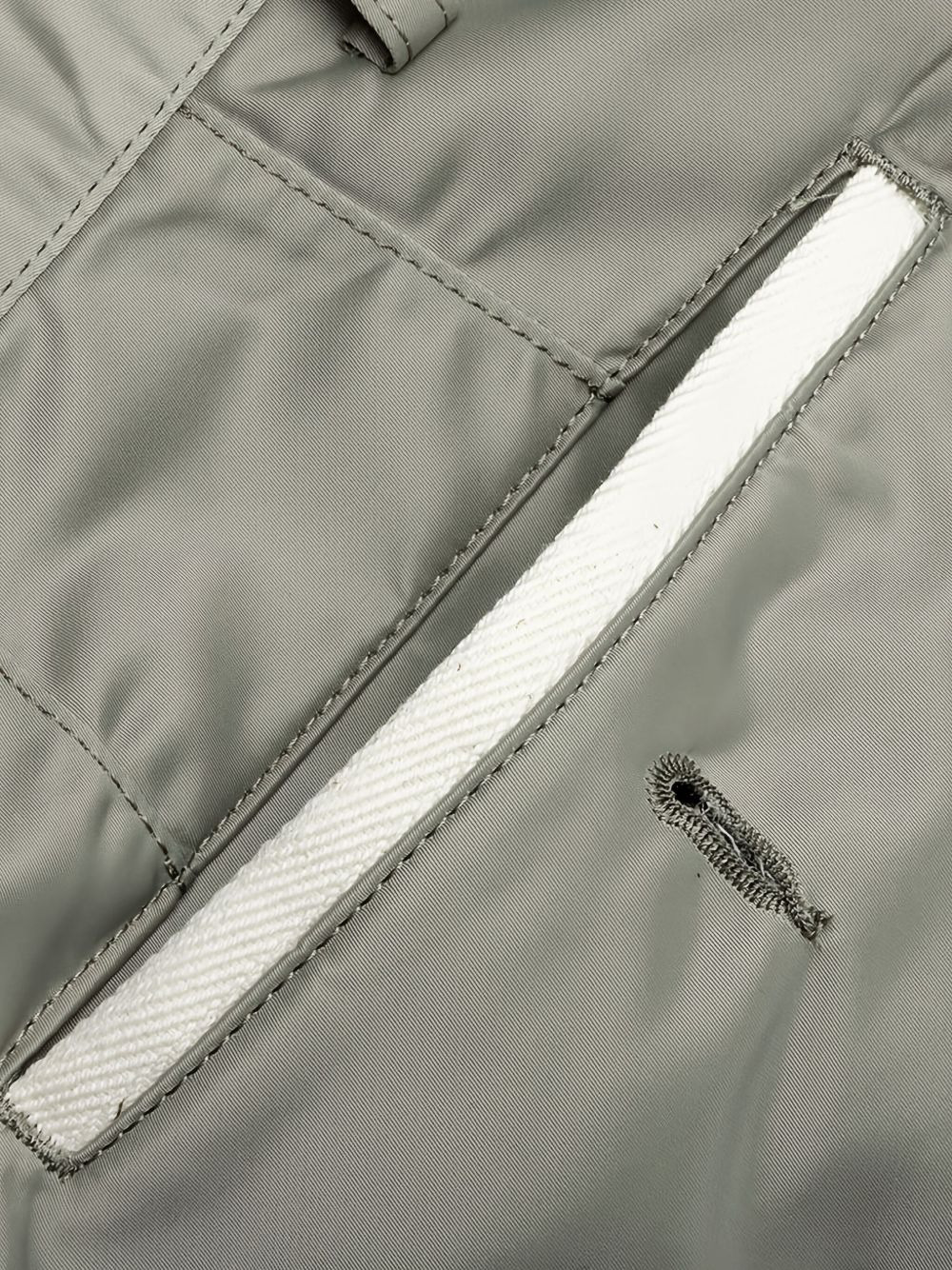 twill belted shorts - 4