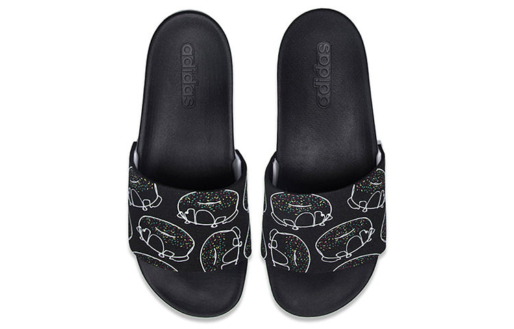 adidas Adilette CF+ GR Slippers 'Black White' CM8040 - 5