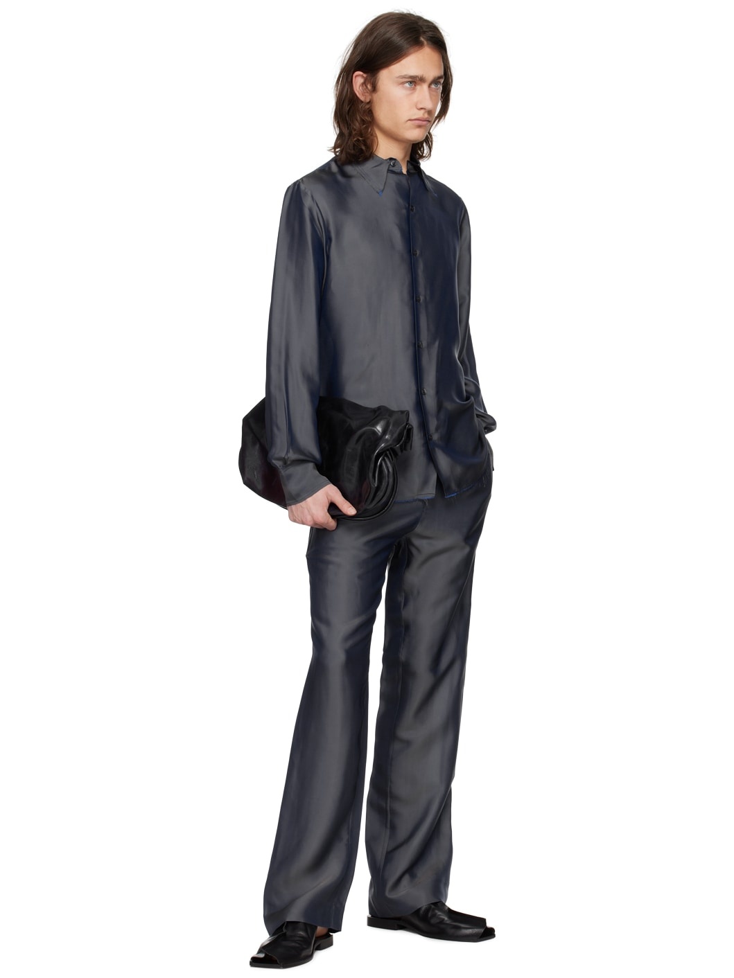 Blue No.198 Trousers - 4