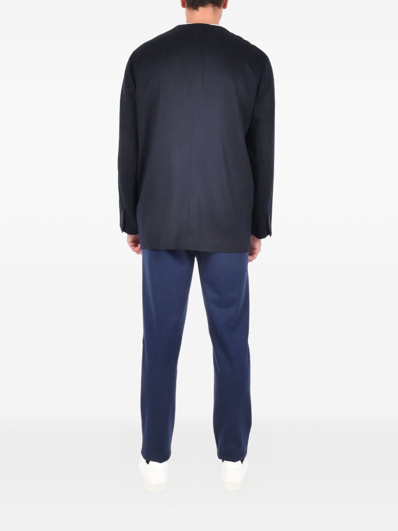 EMPORIO ARMANI single-breasted blazer outlook