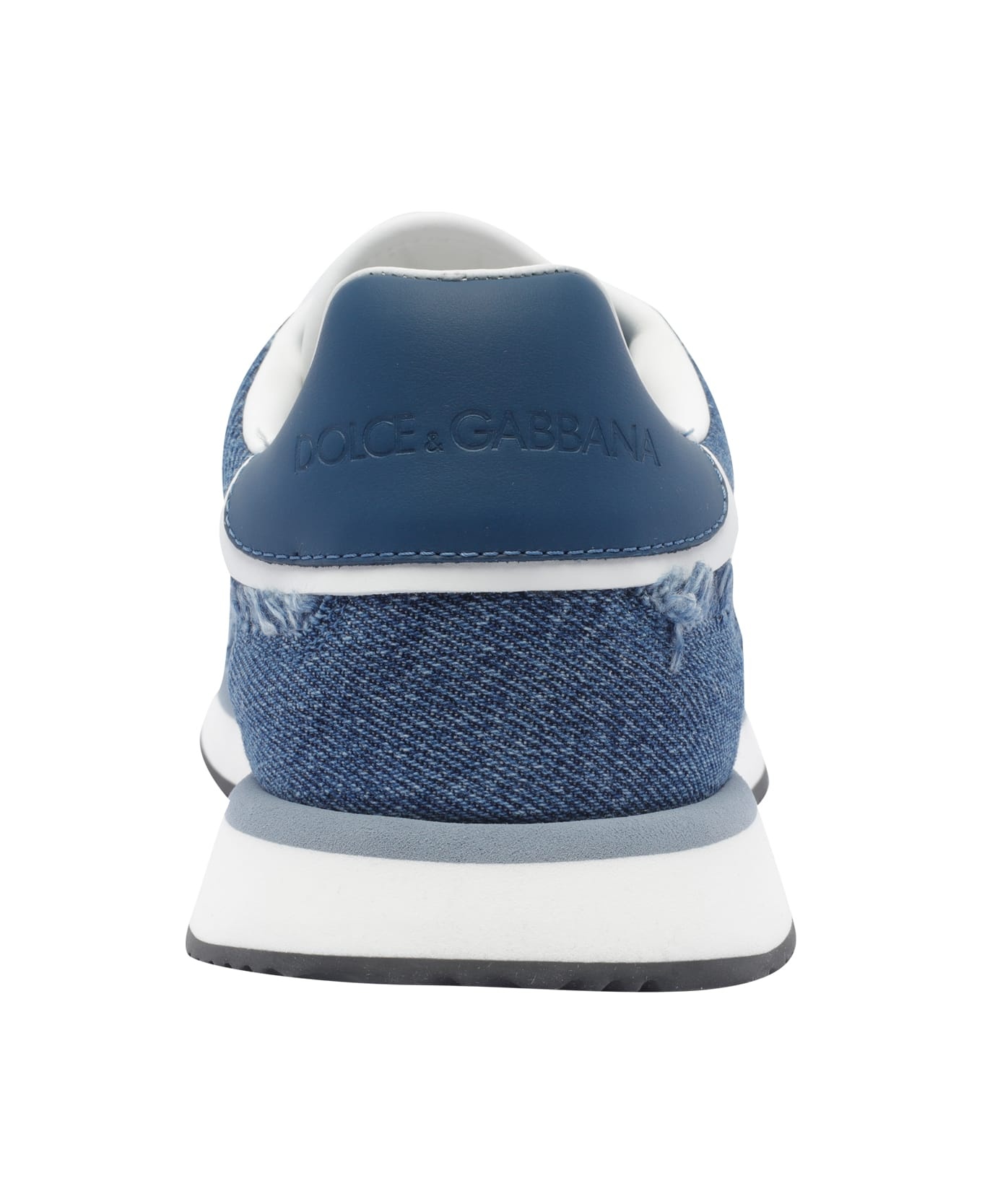 Dg Cushion Sneakers In Denim - 4