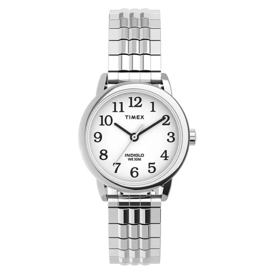 Timex Easy Reader Quartz White Dial Ladies Watch TW2V05800 - 1
