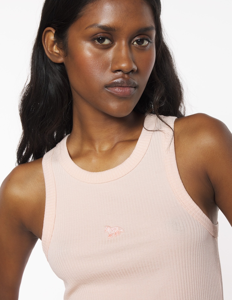 BABY FOX PATCH RIBBED TANK TOP - 4
