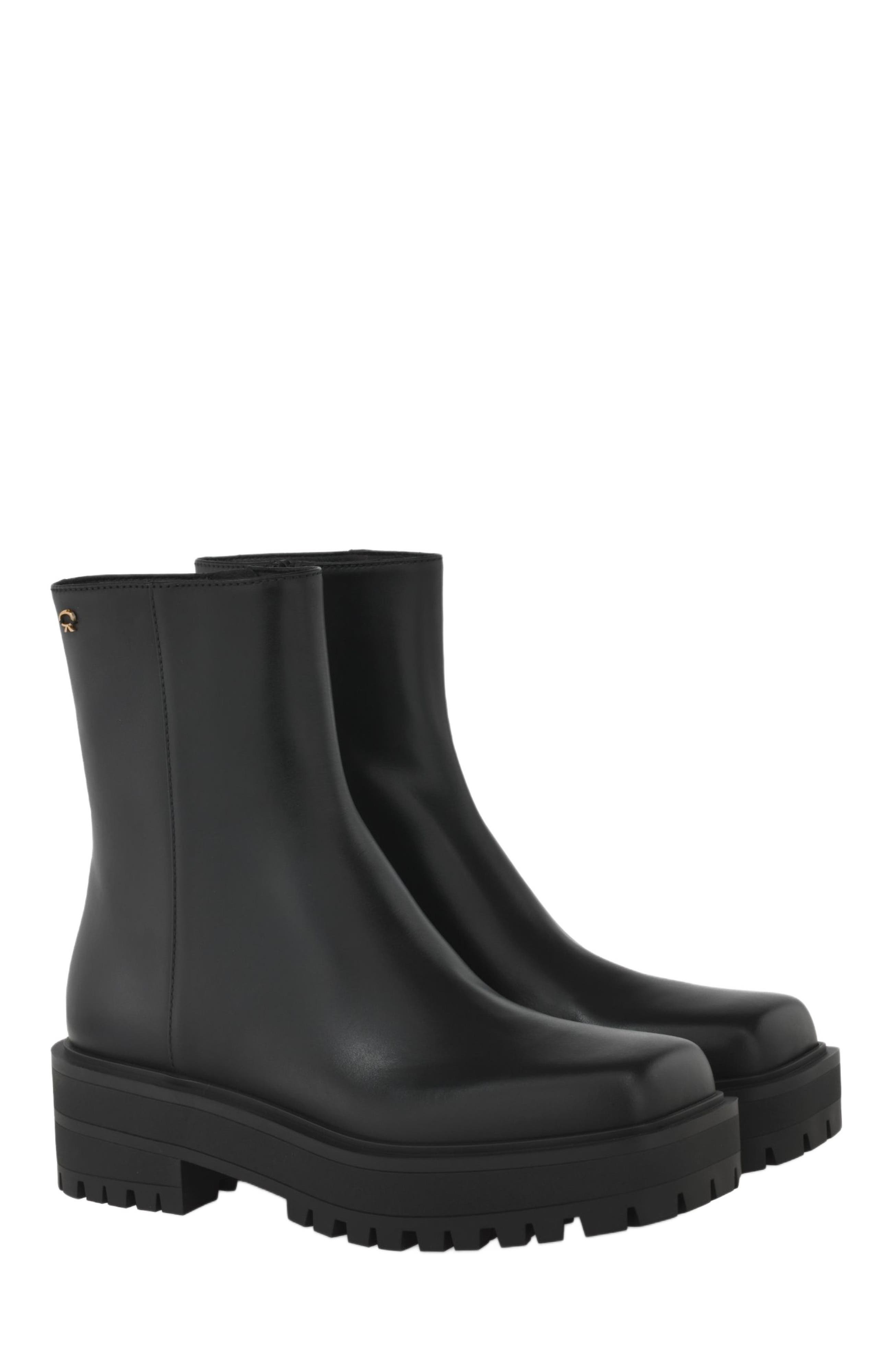 Gianvito Rossi Warner Biker in Black at Nordstrom - 2