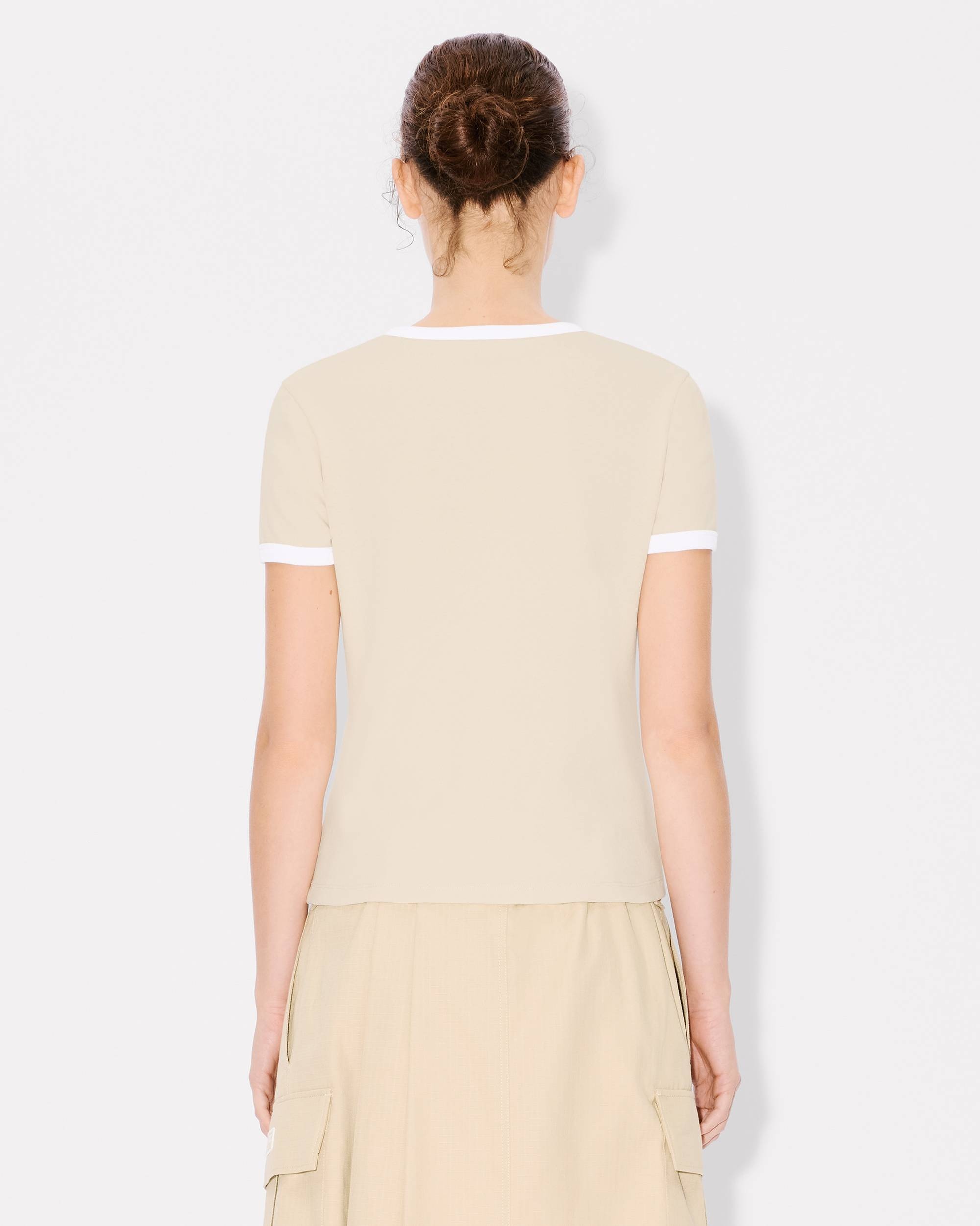 'Boke Flower 2.0' embroidered rib T-shirt - 4