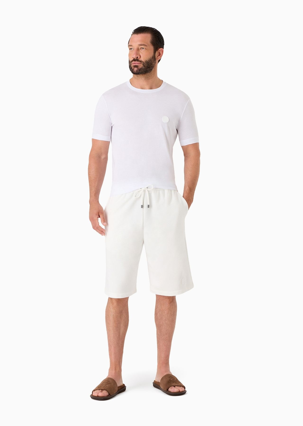 ASV cotton-blend jersey-fleece Bermuda shorts - 7