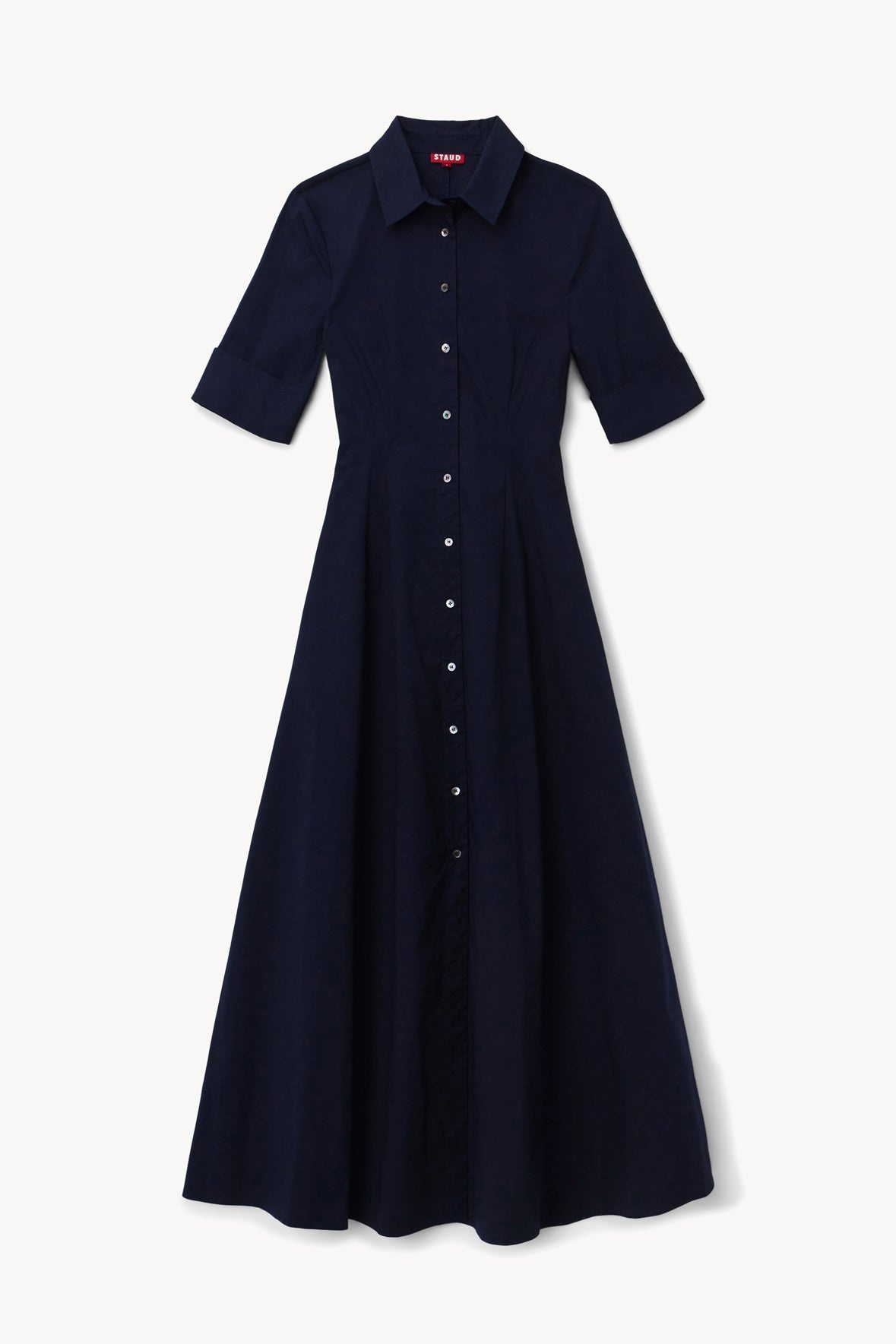 STAUD JOAN MAXI DRESS NAVY - 1