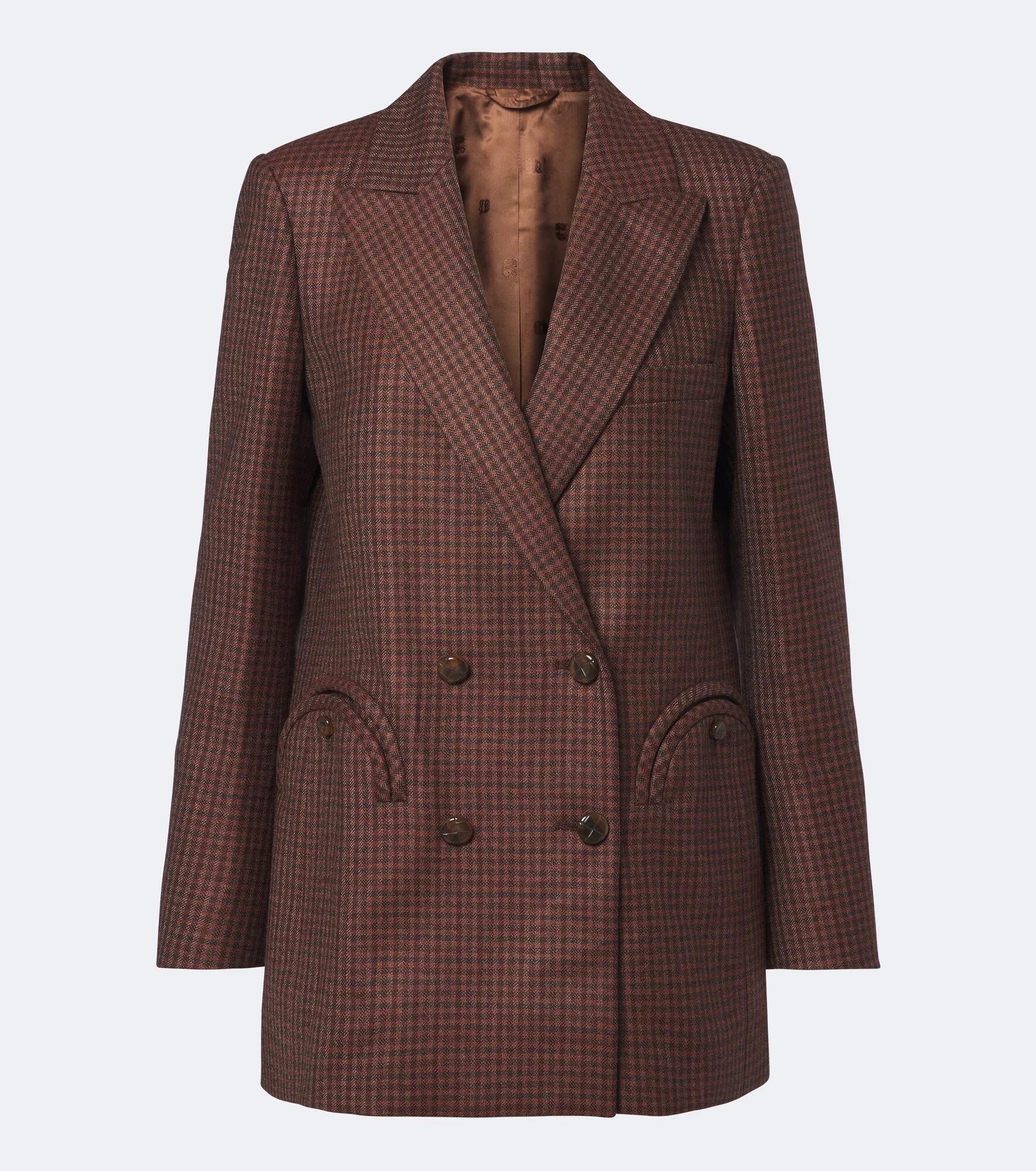Everyday checked virgin wool blazer - 1