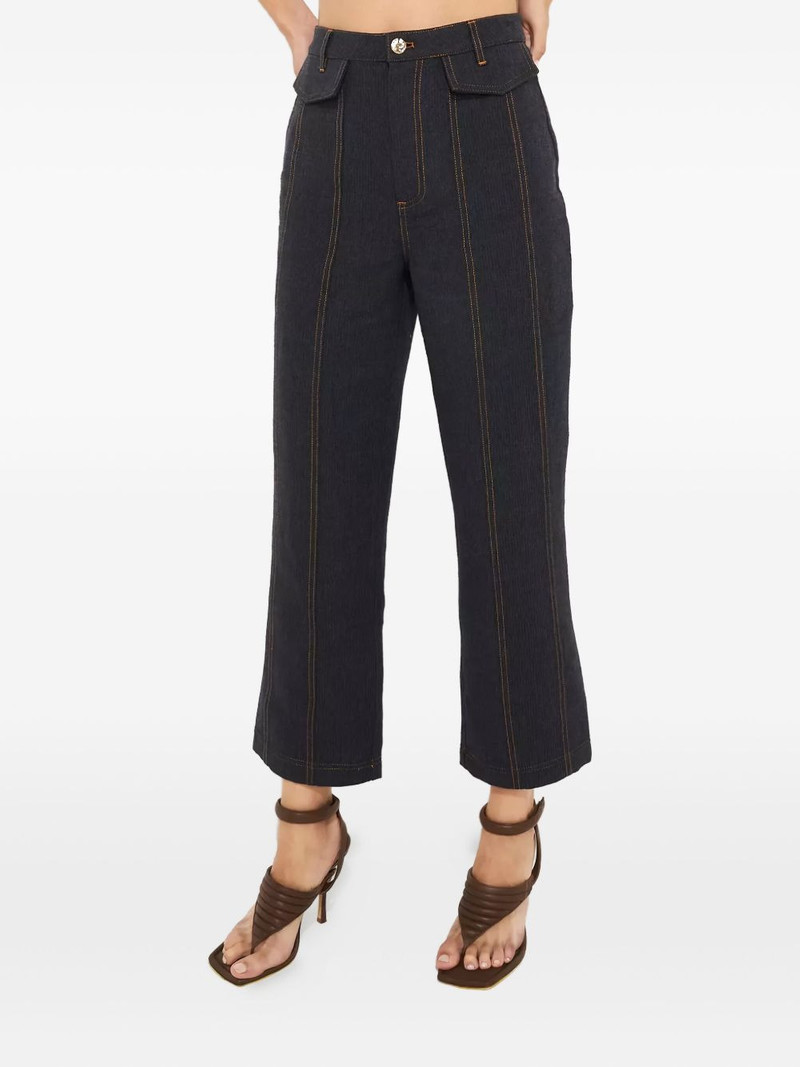 Rosina topstitching jeans 1