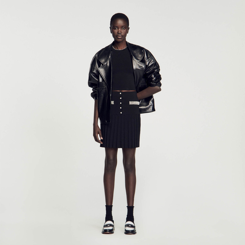 Sandro Short beaded skirt outlook