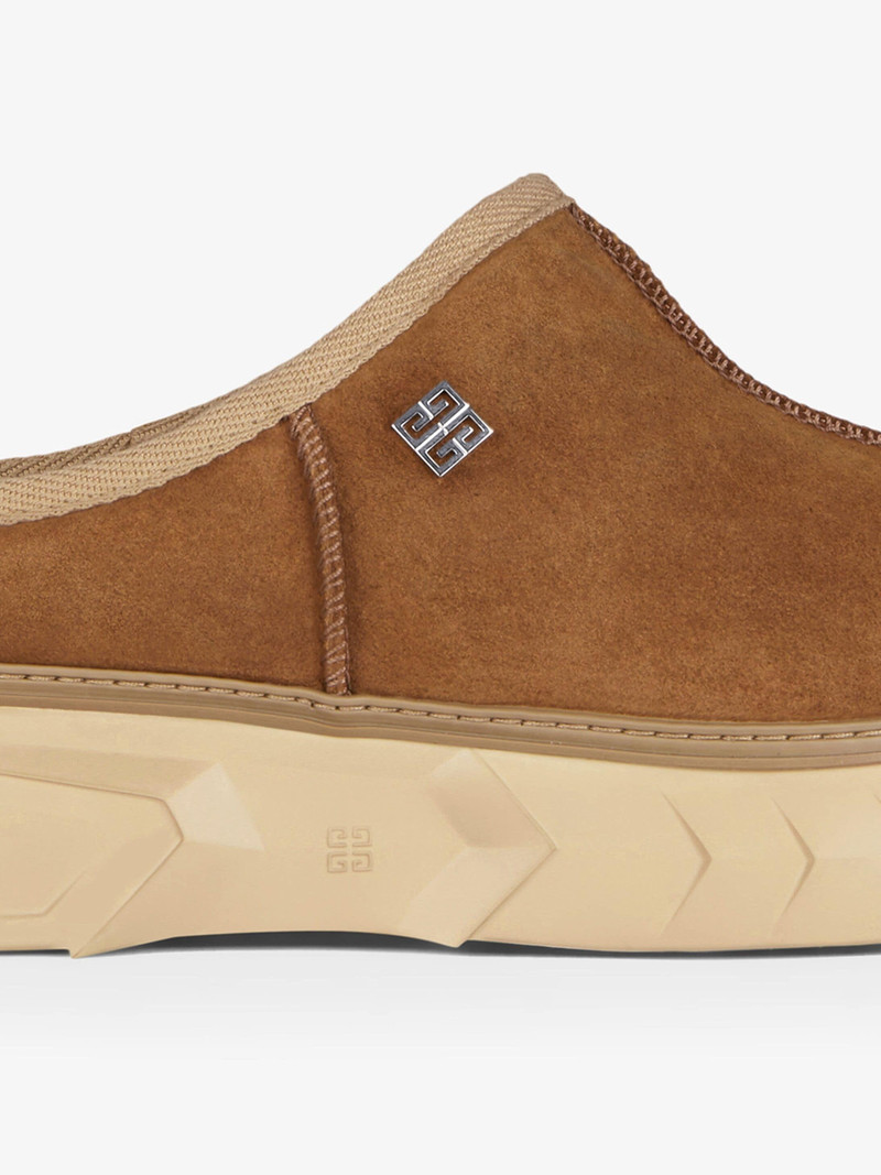 WINTER MALLOW MULES IN SUEDE AND FAUX FUR 6