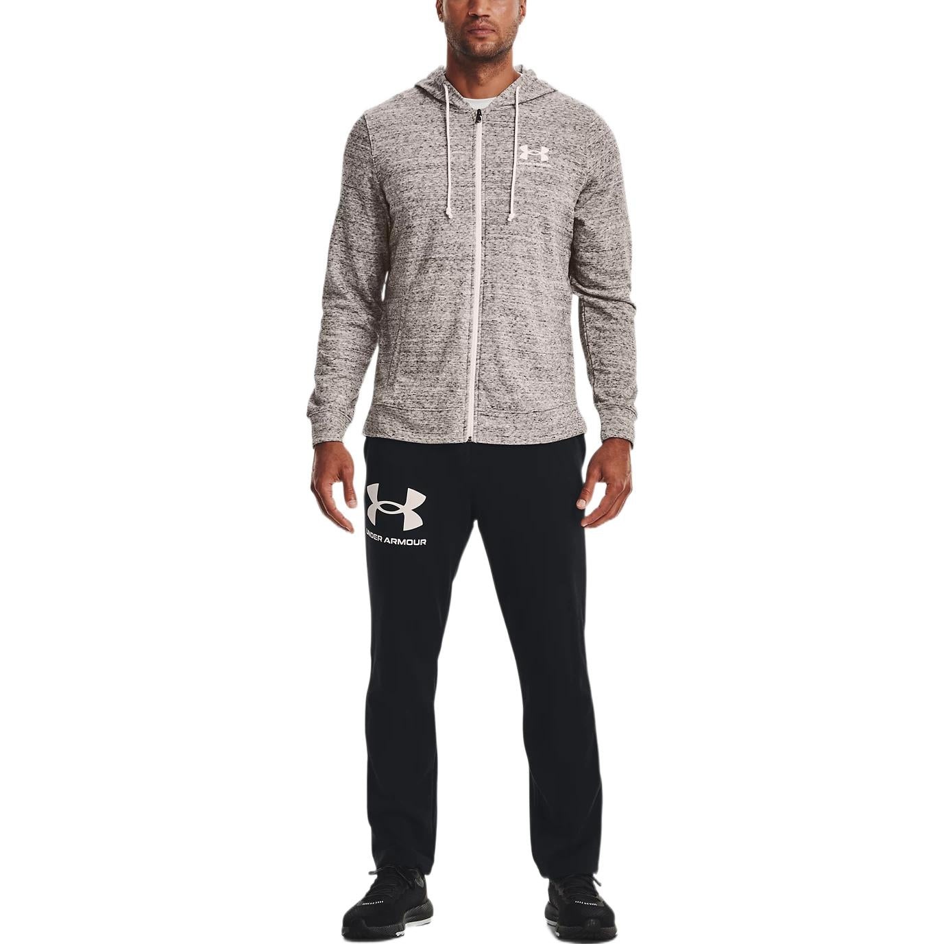 Under Armour Rival Terry Hooded Jacket 'Grey' 1370409-112 - 3
