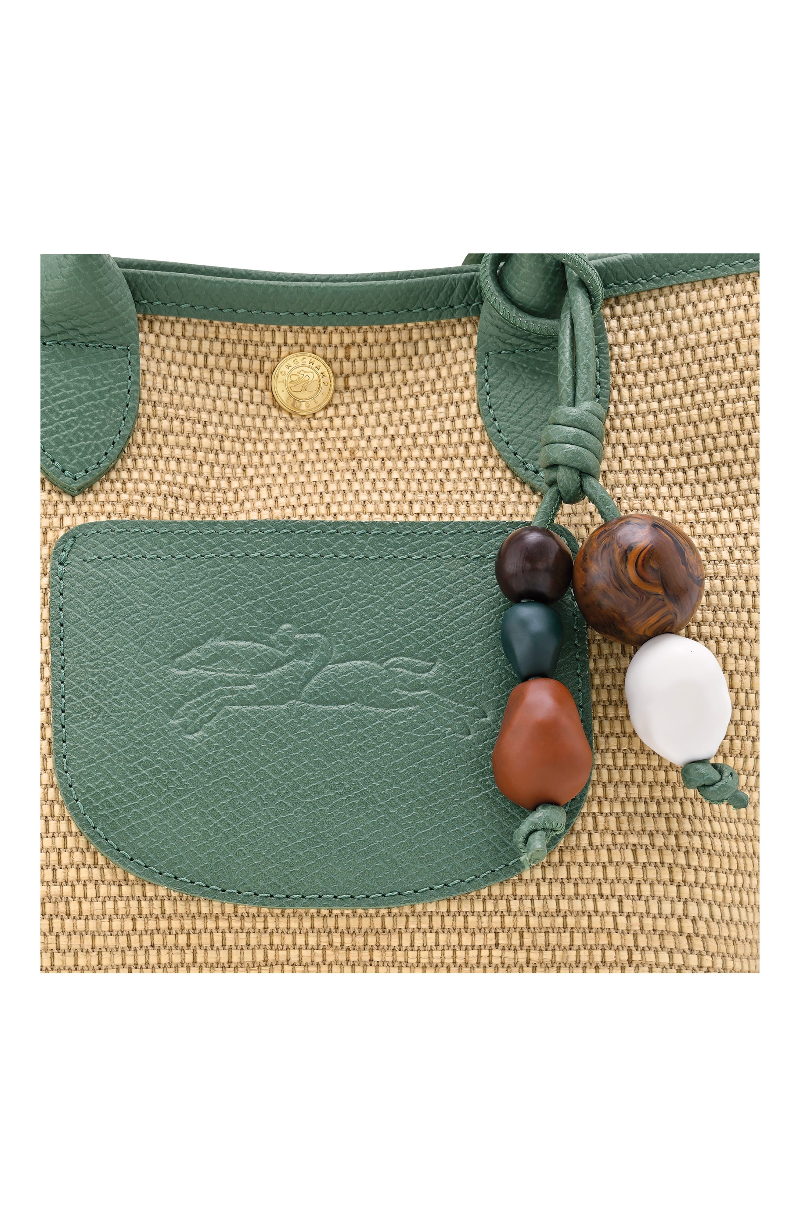 Longchamp Extra Small Le Pliage Panier Ceramique Top Handle Bag in Oregano at Nordstrom - 6