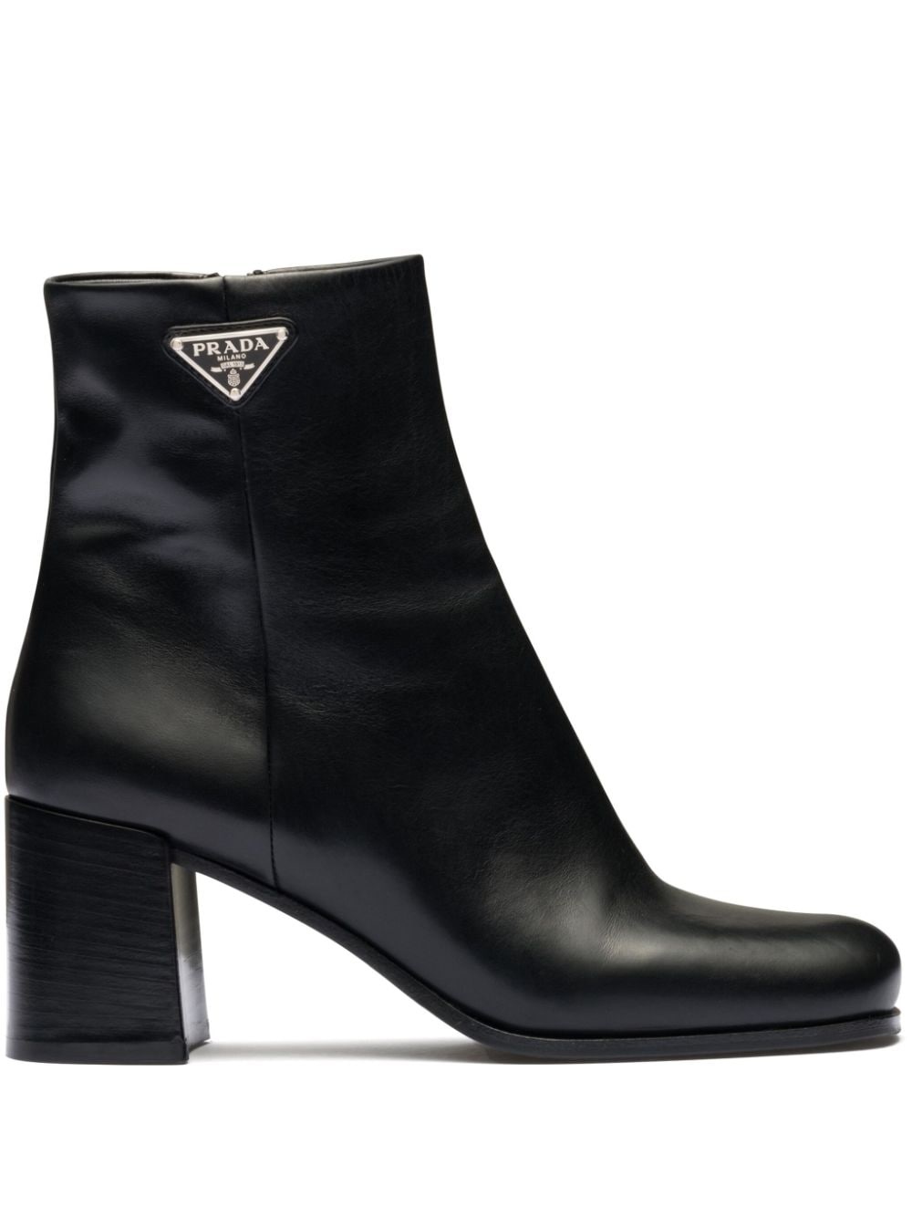 logo plaque 65mm ankle boots - 1