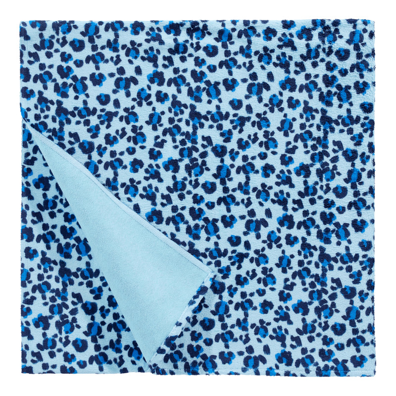 Vilebrequin Unisex Beach Towel Turtles Leopard outlook