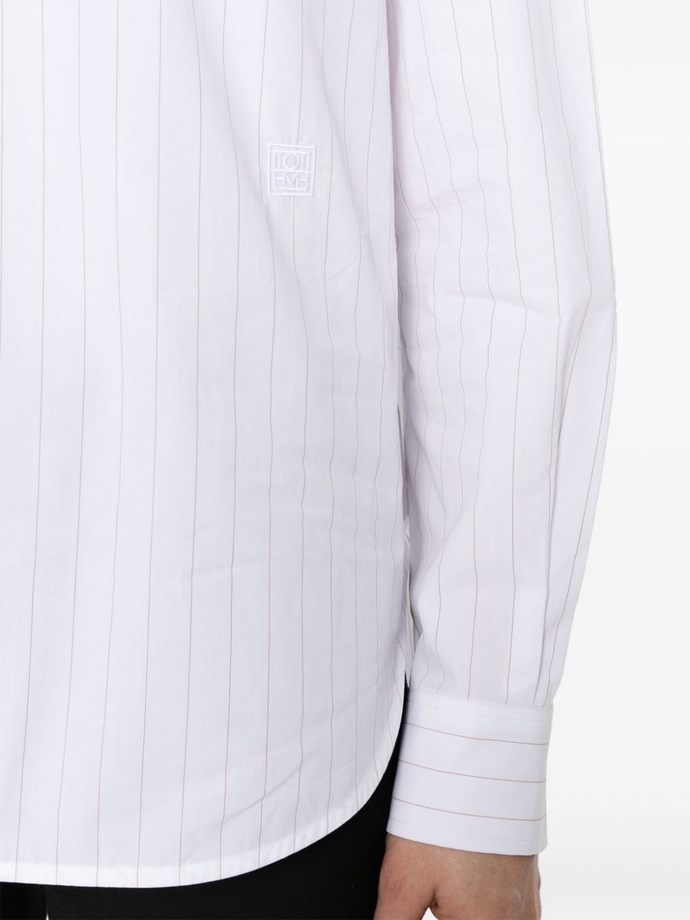 pinstripe cotton shirt - 5