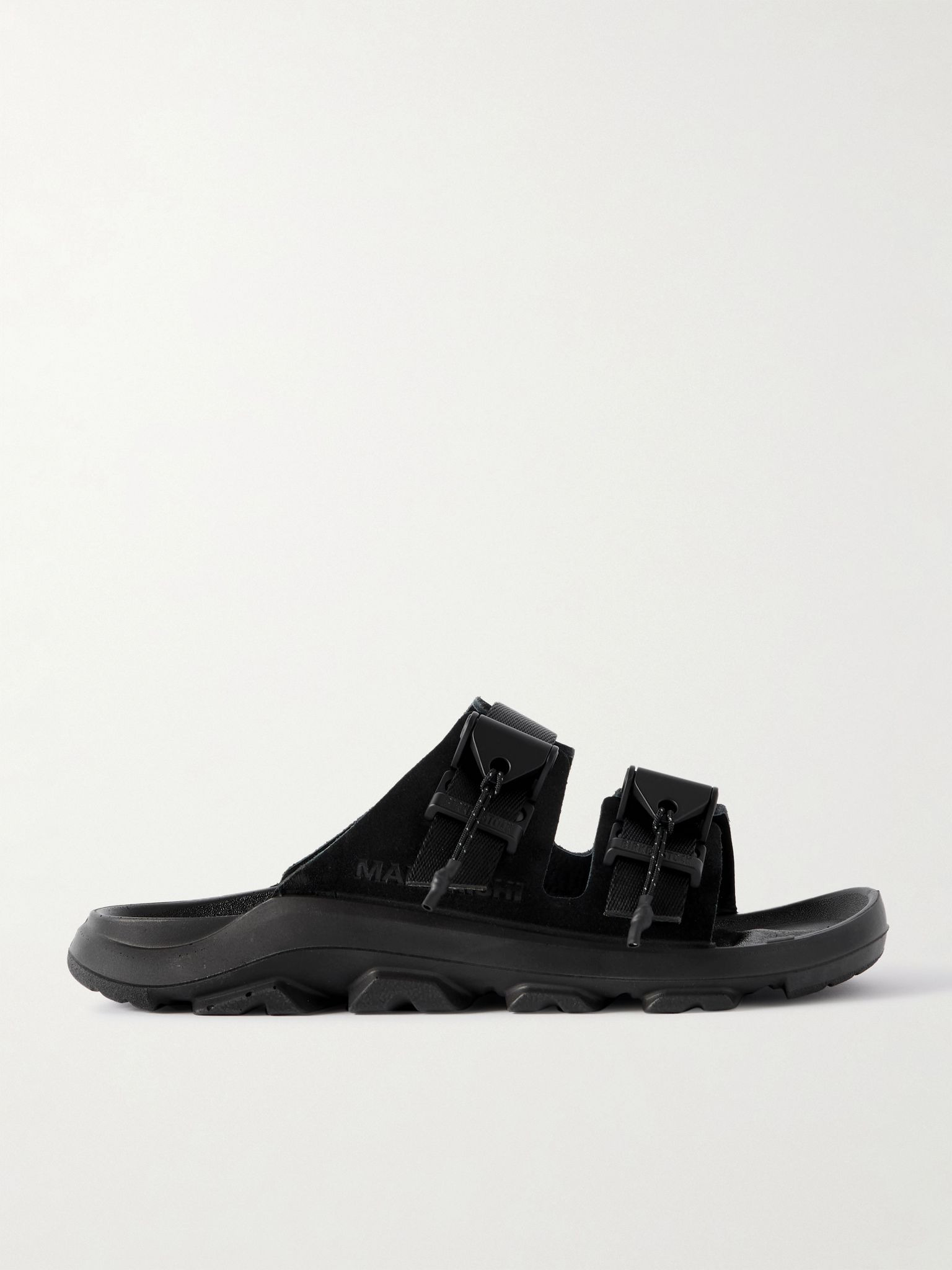 + Maharishi Mogami Terra Tech Suede Sandals Black - 1