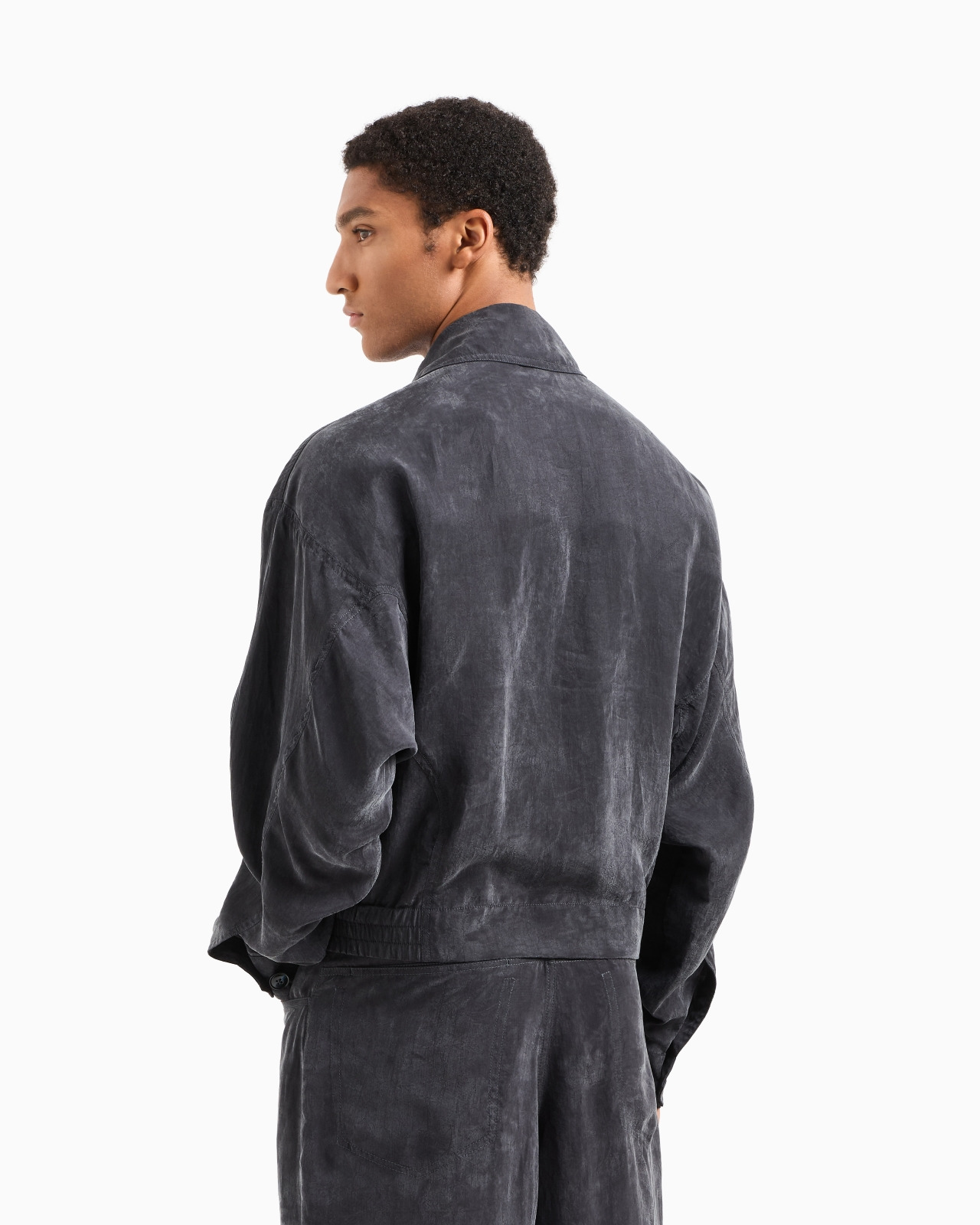 FADED LYOCELL CANVAS BLOUSON - 3